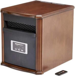 大房间的最佳暖器：Amazon Basics Portable Eco-Smart Space Heater