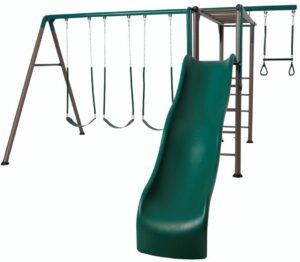 最佳金属秋千套装 Lifetime Monkey Bar Adventure Swing Set