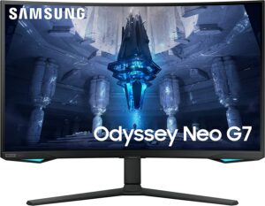 最佳中高端游戏显示器：三星奥德赛 Neo G7 S32BG75